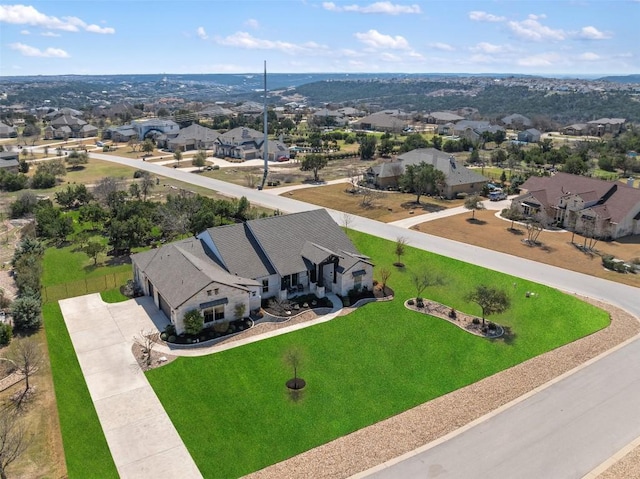 aerial perspective of suburban area