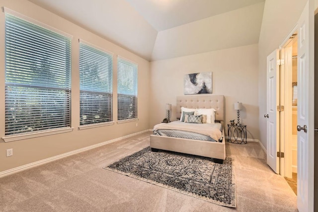 bedroom featuring carpet flooring and baseboards