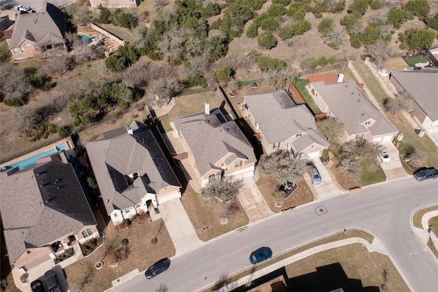 birds eye view of property featuring a residential view