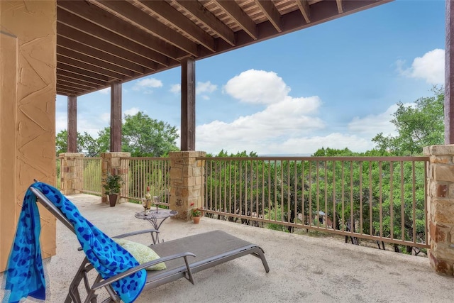 view of patio