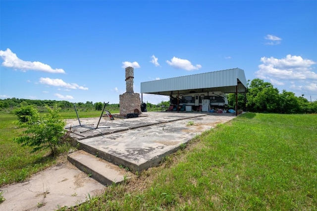 8808 Cele Rd, Manor, TX 78653 - view of patio / terrace with a carport