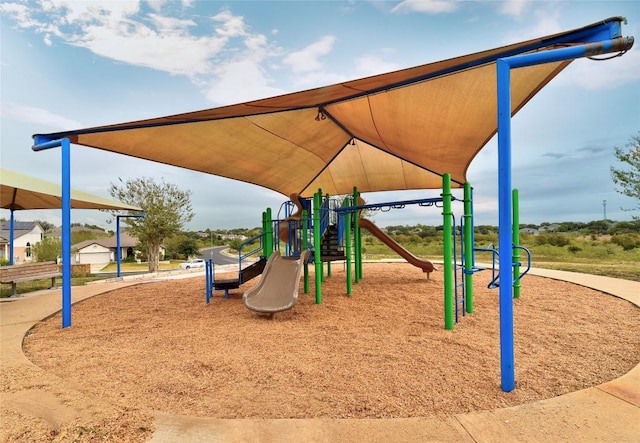 view of communal playground