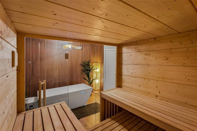 view of sauna / steam room