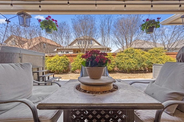 view of patio / terrace featuring a fenced backyard