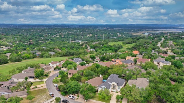 aerial view featuring a residential view