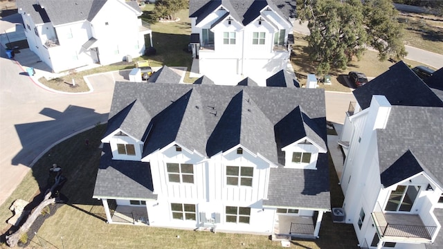 bird's eye view featuring a residential view