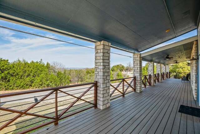 6607 Avenida Ann Dr, Lago Vista, TX 78645 - view of deck