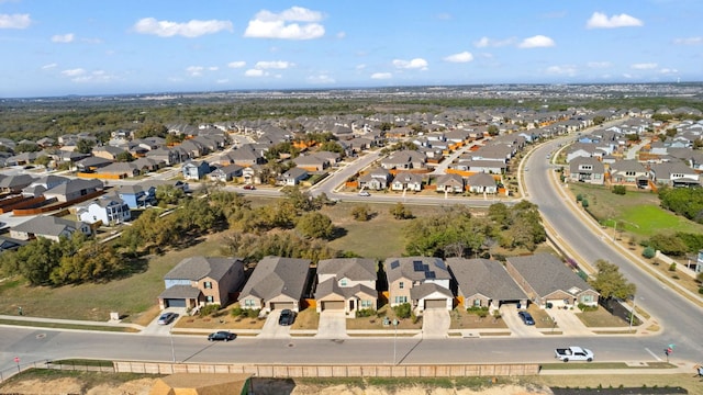 bird's eye view featuring a residential view