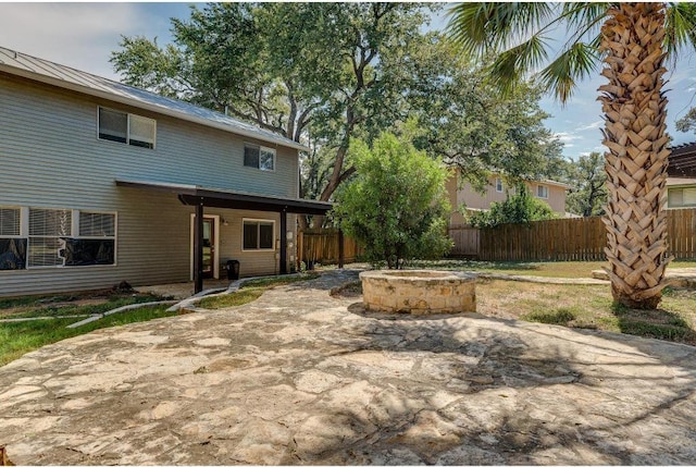 view of patio / terrace with fence