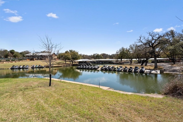 view of water feature