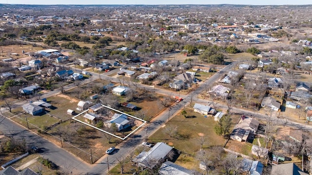 bird's eye view featuring a residential view