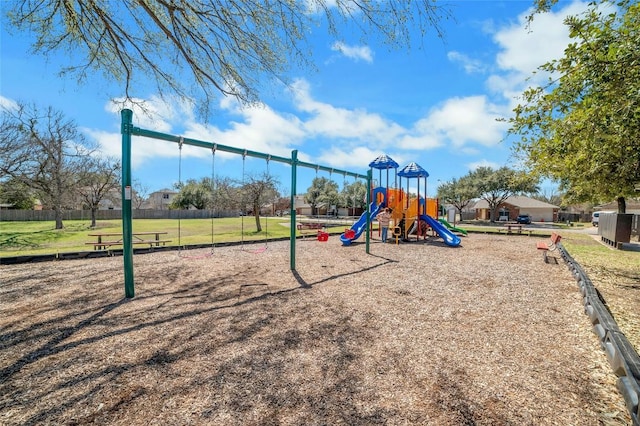 view of community playground