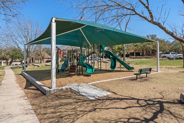 view of communal playground