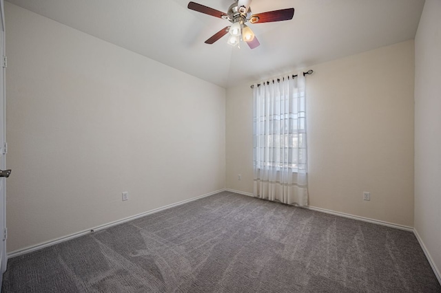 404 Buttercup Creek Blvd Unit 10, Cedar Park, TX 78613 - carpeted spare room featuring a ceiling fan and baseboards
