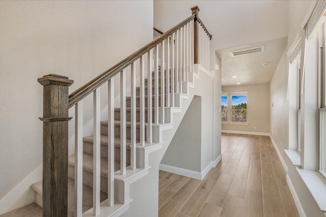 5300 Traviston Dr, Austin, TX 78738 - stairs featuring wood finished floors and baseboards