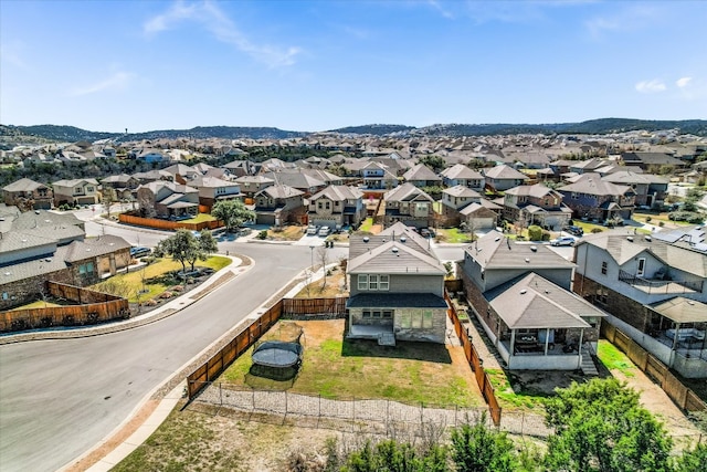 drone / aerial view featuring a residential view