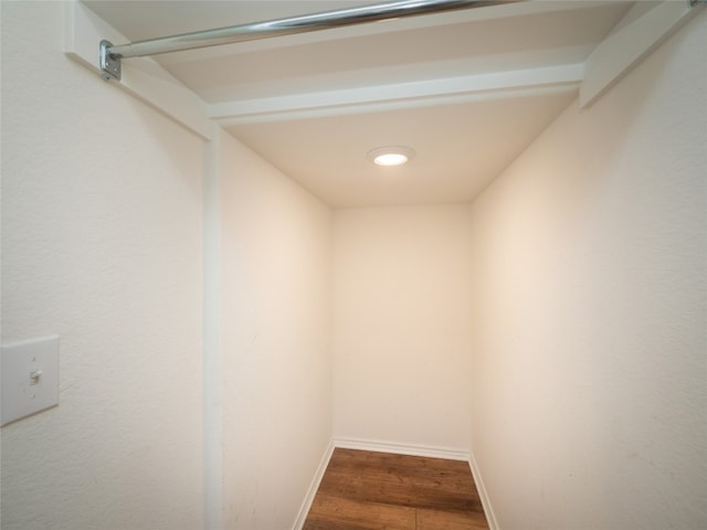 201 Teller Dr, Lockhart, TX 78644 - walk in closet with wood finished floors