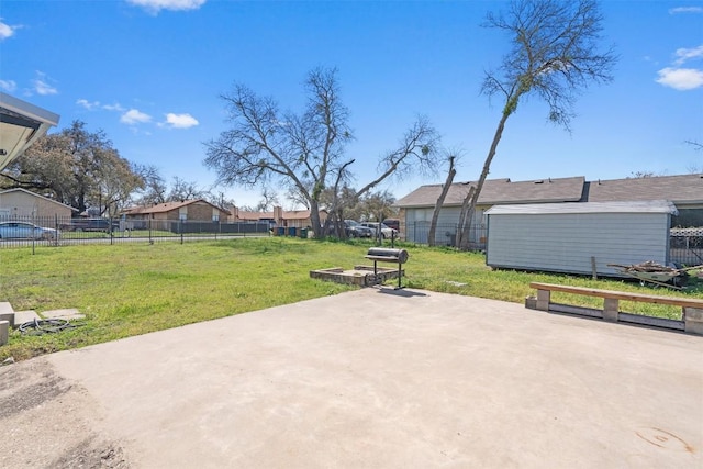 view of patio / terrace with a fenced backyard