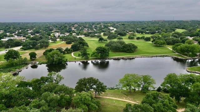 705 Kitty Hawk Rd, Georgetown, TX 78633 - birds eye view of property with a water view