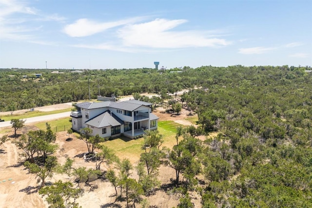 8112 Kuhn Dr, Austin, TX 78736 - aerial view of property and surrounding area with a forest