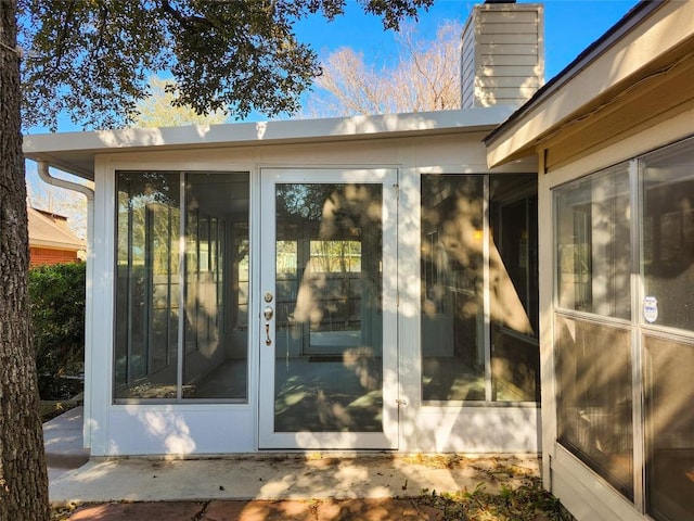 view of entrance to property