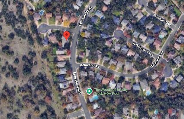 aerial overview of property's location