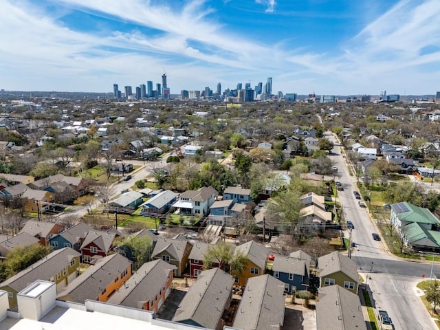 1601 Miriam Ave Unit 103, Austin, TX 78702 - aerial perspective of suburban area featuring skyline