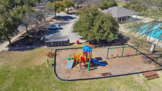 exterior space with a yard