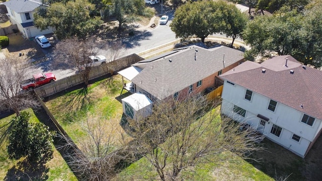 birds eye view of property featuring a residential view