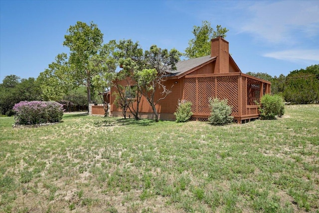 405 S Cowal Dr, Spicewood, TX 78669 - view of grassy yard