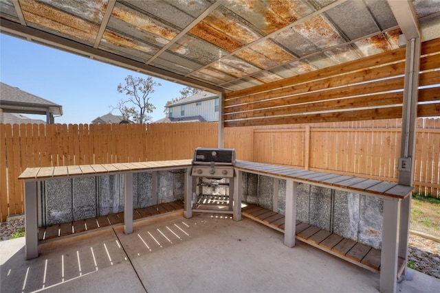 183 Concho Creek Loop, Leander, TX 78641 - view of patio with area for grilling