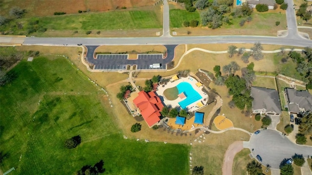 114 Angela Rose Ct, Austin, TX 78737 - aerial overview of property's location featuring a pool area