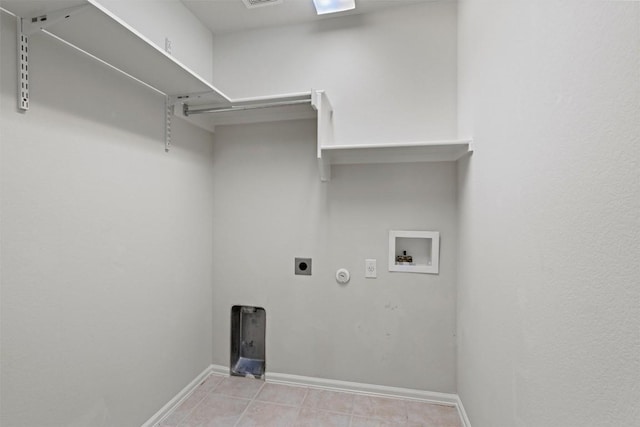 316 Barrington Farm Ct, Georgetown, TX 78633 - laundry area with visible vents, baseboards, laundry area, electric dryer hookup, and washer hookup