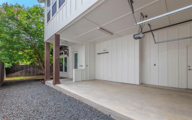 1128 Gunter St Unit B, Austin, TX 78702 - garage with a garage door opener