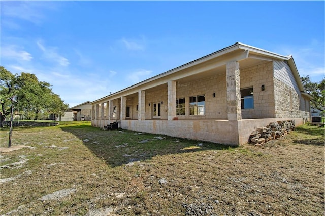 25048 River Rd, Spicewood, TX 78669 - rear view of property