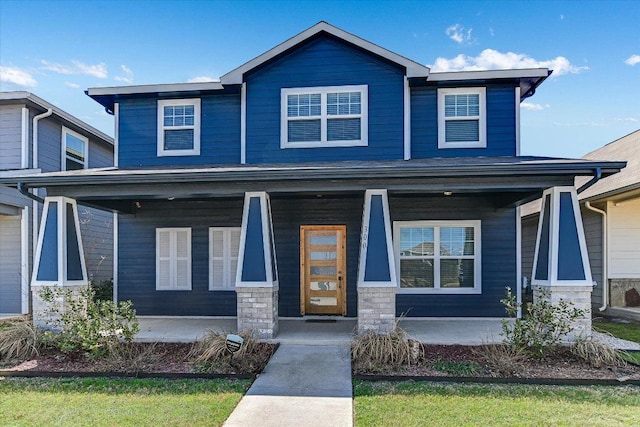 300 Eagle Lake Dr, Hutto, TX 78634 - view of front of house with covered porch