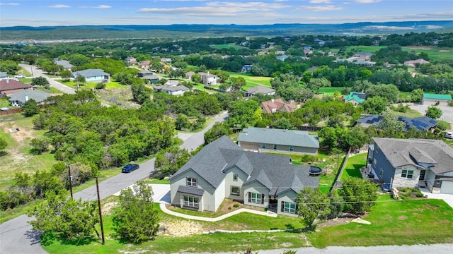 drone / aerial view featuring a residential view