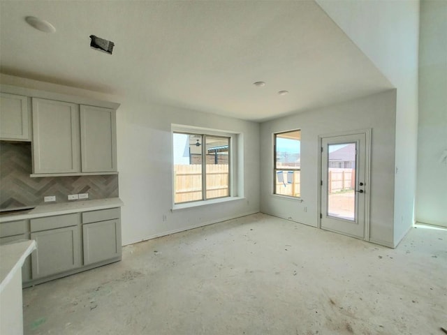 interior space with concrete flooring