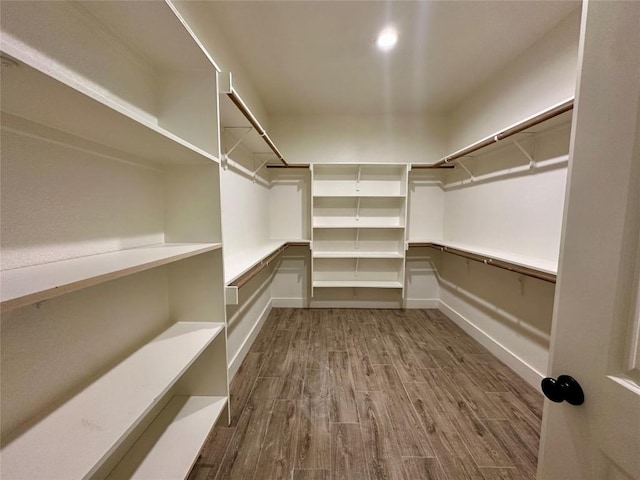 15 Persimmon Dr, Wimberley, TX 78676 - spacious closet with dark wood-style flooring