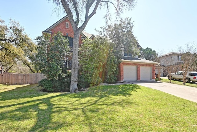 8320 Pommel Dr, Austin, TX 78759 - view of front of property with brick siding and driveway