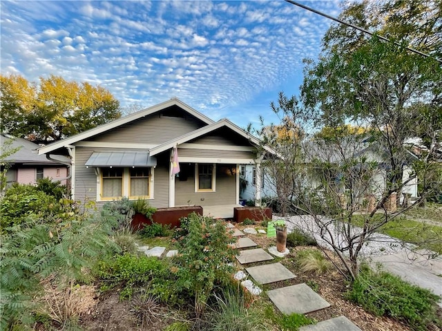 view of bungalow-style house