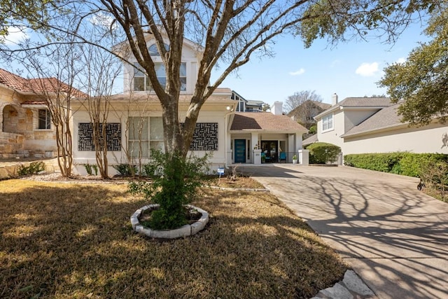 203 Golf Crest Ln, Lakeway, TX 78734 - view of front of house with driveway