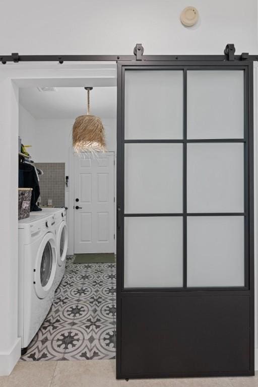 203 Golf Crest Ln, Lakeway, TX 78734 - washroom featuring independent washer and dryer