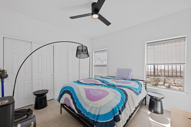 203 Golf Crest Ln, Lakeway, TX 78734 - bedroom featuring a ceiling fan