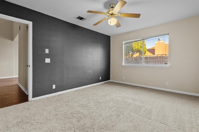 3609 Mims Cv, Austin, TX 78725 - carpeted spare room featuring ceiling fan and baseboards