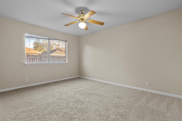 3609 Mims Cv, Austin, TX 78725 - carpeted empty room with ceiling fan and baseboards
