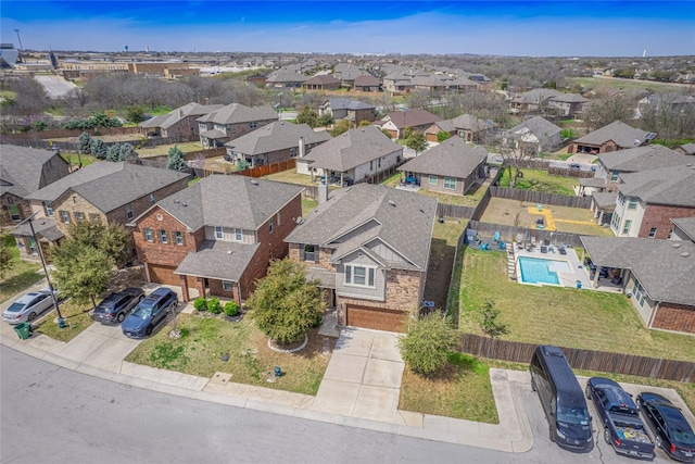 670 Landon Samuel Loop, Pflugerville, TX 78660 - aerial view of residential area with a pool area