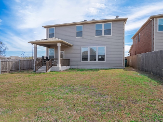 670 Landon Samuel Loop, Pflugerville, TX 78660 - back of property with a fenced backyard