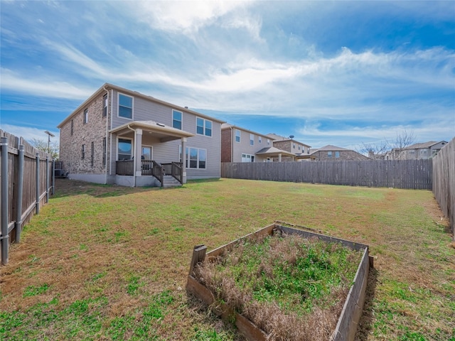 670 Landon Samuel Loop, Pflugerville, TX 78660 - fenced backyard with a garden