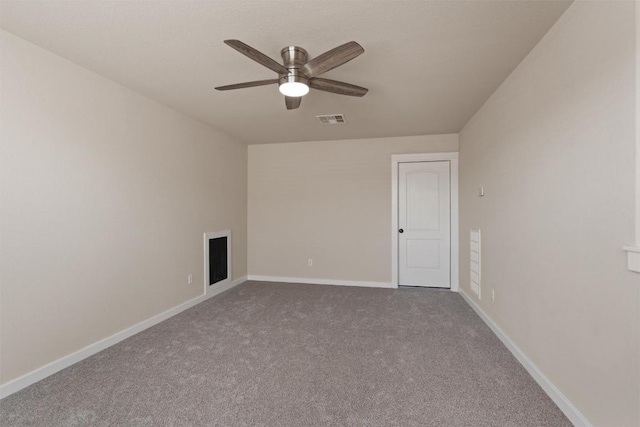 4706 Madrid Dr, Georgetown, TX 78628 - unfurnished room with carpet floors, a ceiling fan, and baseboards